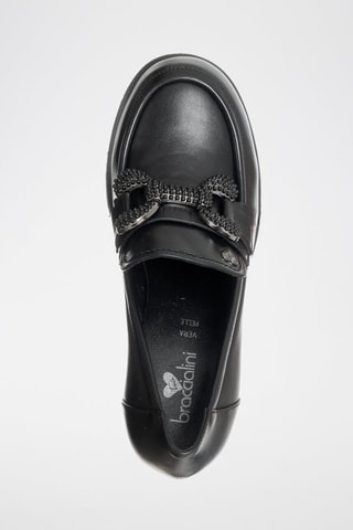 Mocassins de salto - Preto