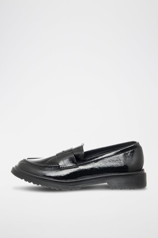 Mocassins de couro vegan - Preto - Braccialini