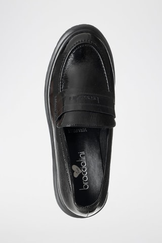 Mocassins de couro vegan - Preto - Braccialini