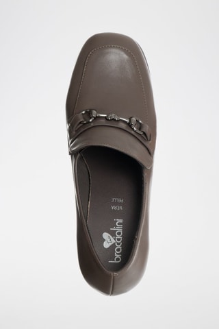 Mocassins de salto - Cinzento-escuro