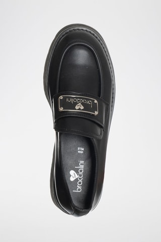 Mocassins com plataforma - Preto - Tua by Braccialini