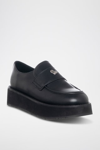 Mocassins com plataforma - Preto - Tua by Braccialini