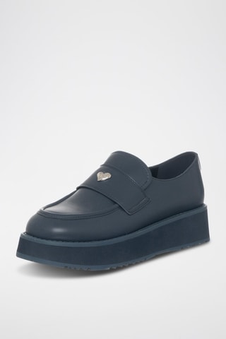 Mocassins com plataforma - Azul-marinho - Tua by Braccialini