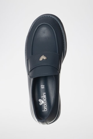 Mocassins com plataforma - Azul-marinho - Tua by Braccialini
