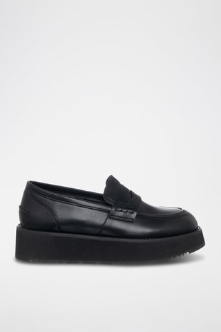 Mocassins com plataforma - Preto - Tua by Braccialini
