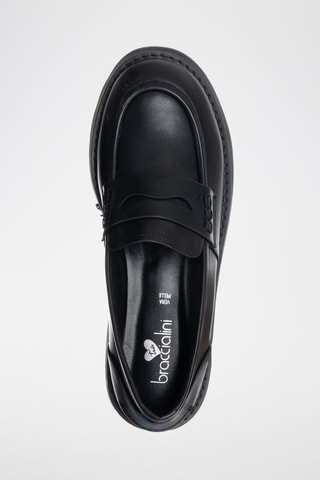 Mocassins com plataforma - Preto - Tua by Braccialini