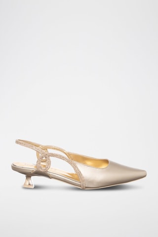 Sapatos de salto - Dourado - Tua by Braccialini