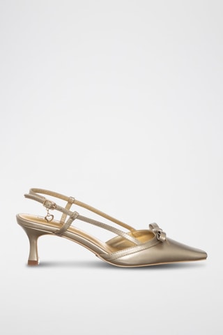 Sapatos de salto - Dourado - Tua by Braccialini