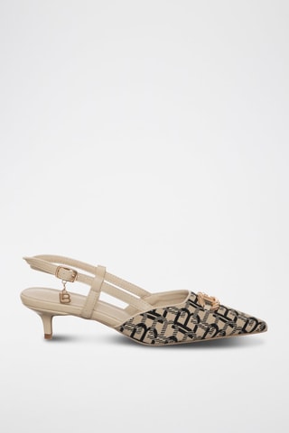 Sapatos de salto - Bege - Laura Biagiotti