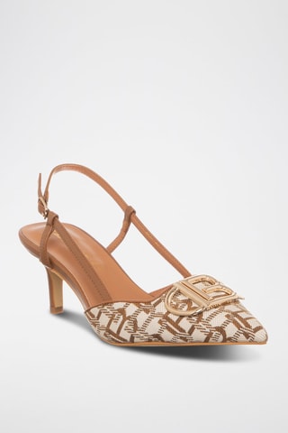 Sapatos de salto - Bege-escuro - Laura Biagiotti