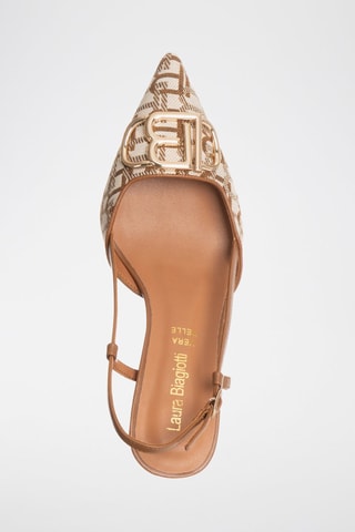 Sapatos de salto - Bege-escuro - Laura Biagiotti