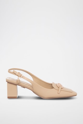 Sapatos de salto - Bege - Laura Biagiotti