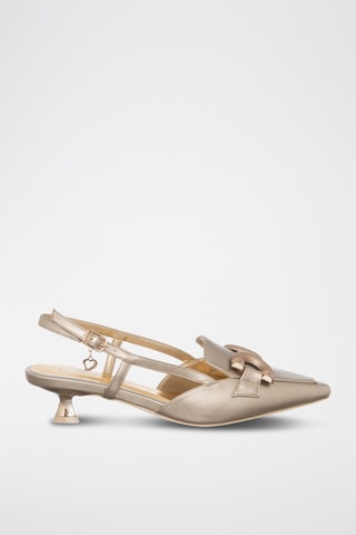 Sapatos de salto - Dourado - Tua by Braccialini