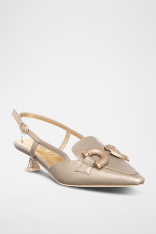 Sapatos de salto - Dourado - Tua by Braccialini