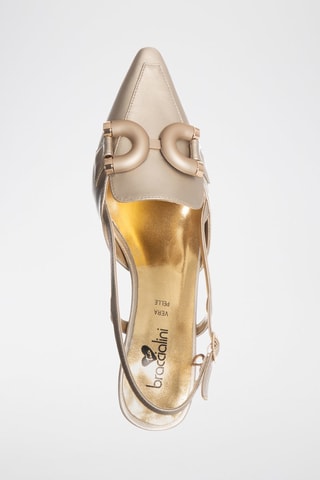 Sapatos de salto - Dourado - Tua by Braccialini