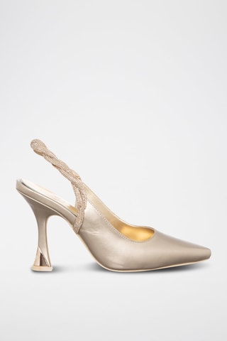 Sapatos de salto - Dourado - Tua by Braccialini