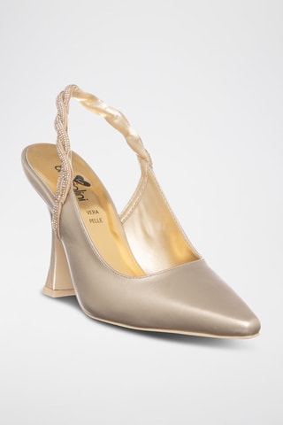 Sapatos de salto - Dourado - Tua by Braccialini