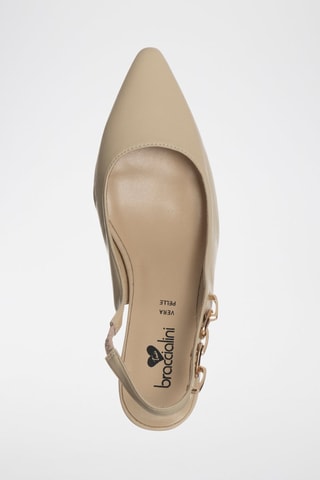 Sapatos de salto - Bege - Tua by Braccialini