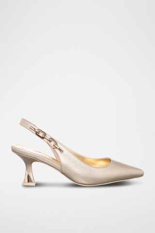 Sapatos de salto - Dourado - Tua by Braccialini
