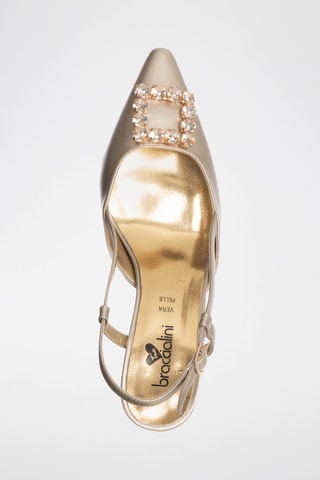 Sapatos de salto - Dourado - Tua by Braccialini