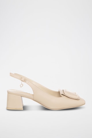 Sapatos de salto - Bege - Tua by Braccialini