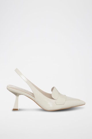 Sapatos de salto - Cru