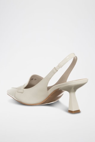 Sapatos de salto - Cru