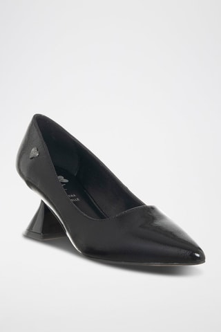 Sapatos de salto em couro vegan - Preto - Braccialini