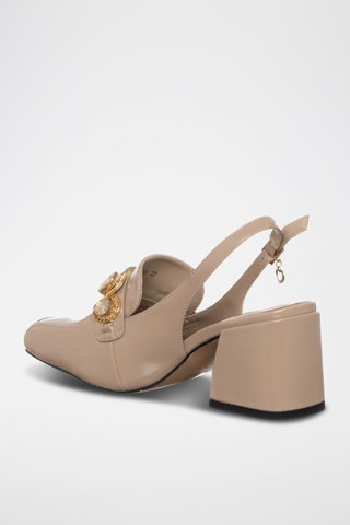 Sapatos de salto envernizados - Bege - Tua By Braccialini