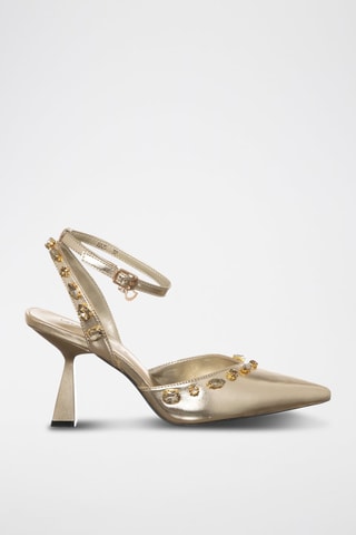 Sapatos de salto - Dourado - Tua By Braccialini