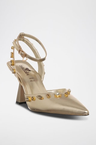 Sapatos de salto - Dourado - Tua By Braccialini