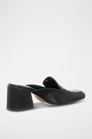 Chinelos com salto - Preto