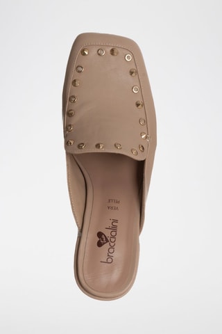 Chinelos com salto - Nude