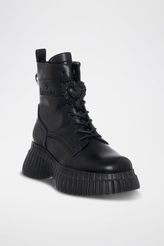 Botins com plataforma - Preto - Tua By Braccialini
