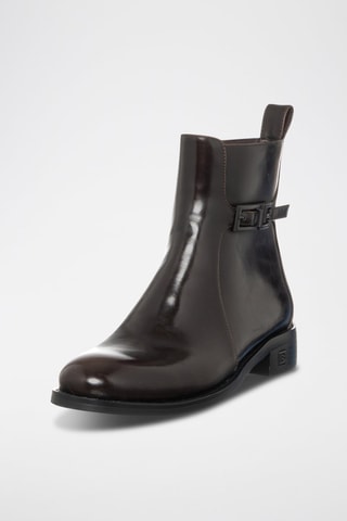 Botins envernizados - Castanho - Laura Biagiotti