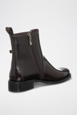 Botins envernizados - Castanho - Laura Biagiotti