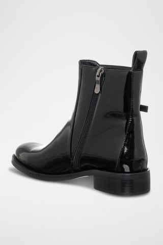 Botins envernizados - Preto - Laura Biagiotti