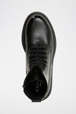 Botins em couro de vitelo Preto