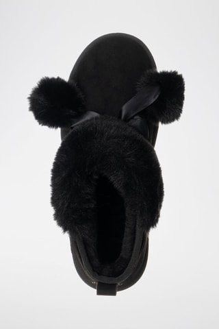 Botins forrados com plataforma - Preto - Laura Biagiotti