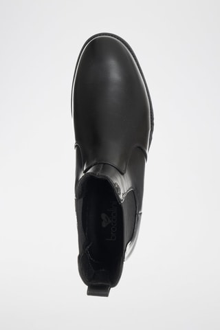 Botins Chelsea de couro vegan - Preto - Braccialini