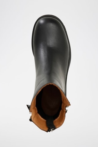 Botins em couro 
Preto