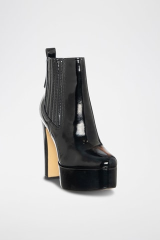 Botins Chelsea envernizados - Preto