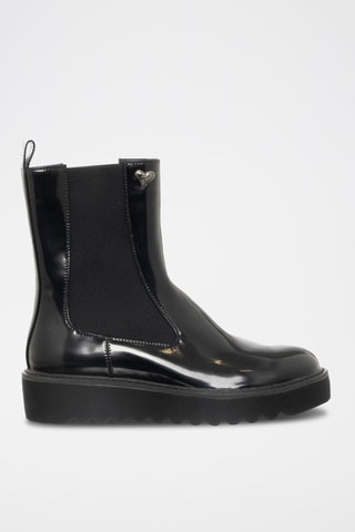 Botins Chelsea com plataforma Tua By Braccialini - Preto