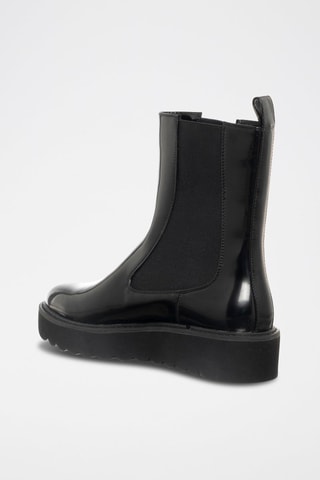 Botins Chelsea com plataforma Tua By Braccialini - Preto