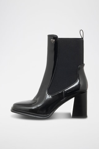 Botins Chelsea envernizados - Preto - Tua By Braccialini