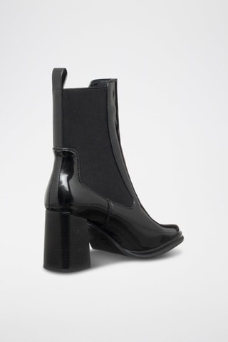Botins Chelsea envernizados - Preto - Tua By Braccialini