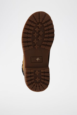 Botins Castanho e azul-marinho