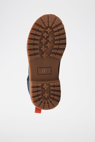 Botins Azul-marinho e laranja