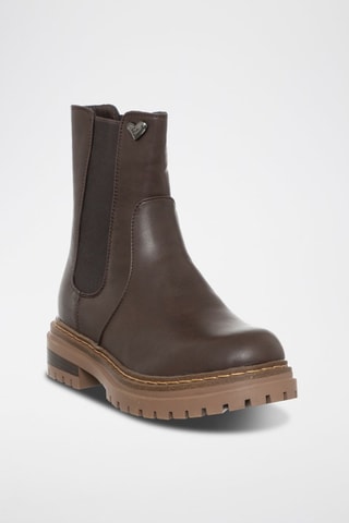 Botins Chelsea - Castanho-escuro 