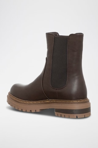 Botins Chelsea - Castanho-escuro 